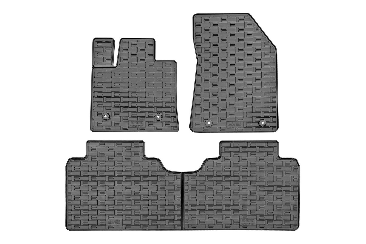 Car mats suitable for Lynk & Co 02 (CC11) 2024-present rubber