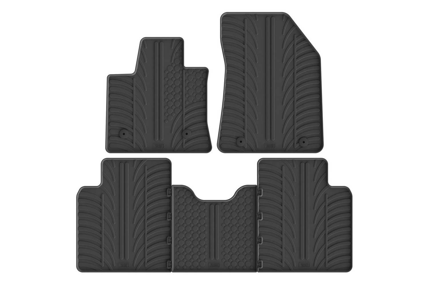 Car mats suitable for Lynk & Co 02 EV 2024-present Rubbasol rubber