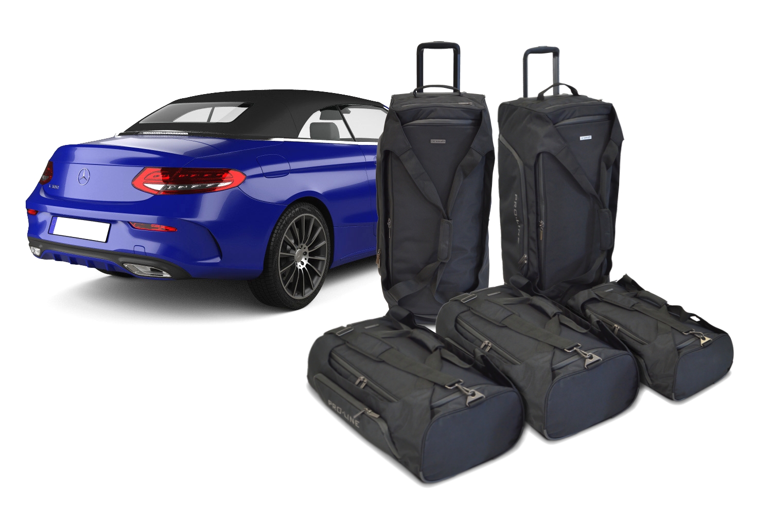 MERCEDES-BENZ C CONVERTIBLE 2016+ 4 pièces Sacs de voyage