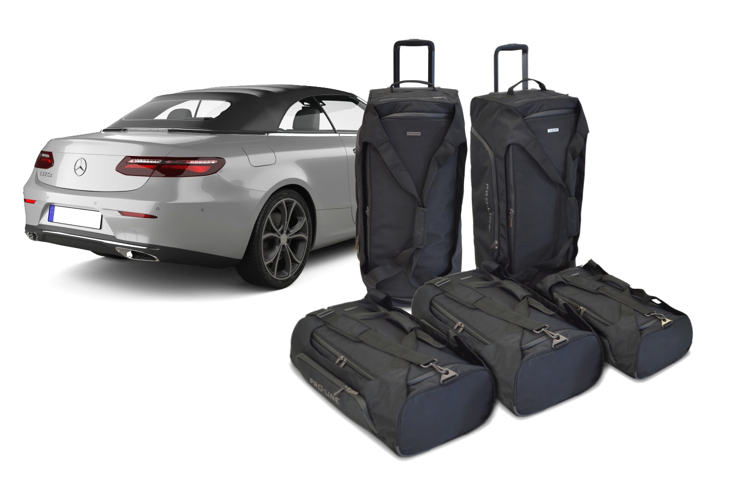 Mercedes-Benz E-Class Cabriolet A238 2017-Present Car-Bags Travel Bags Made in EU Perfect Fit