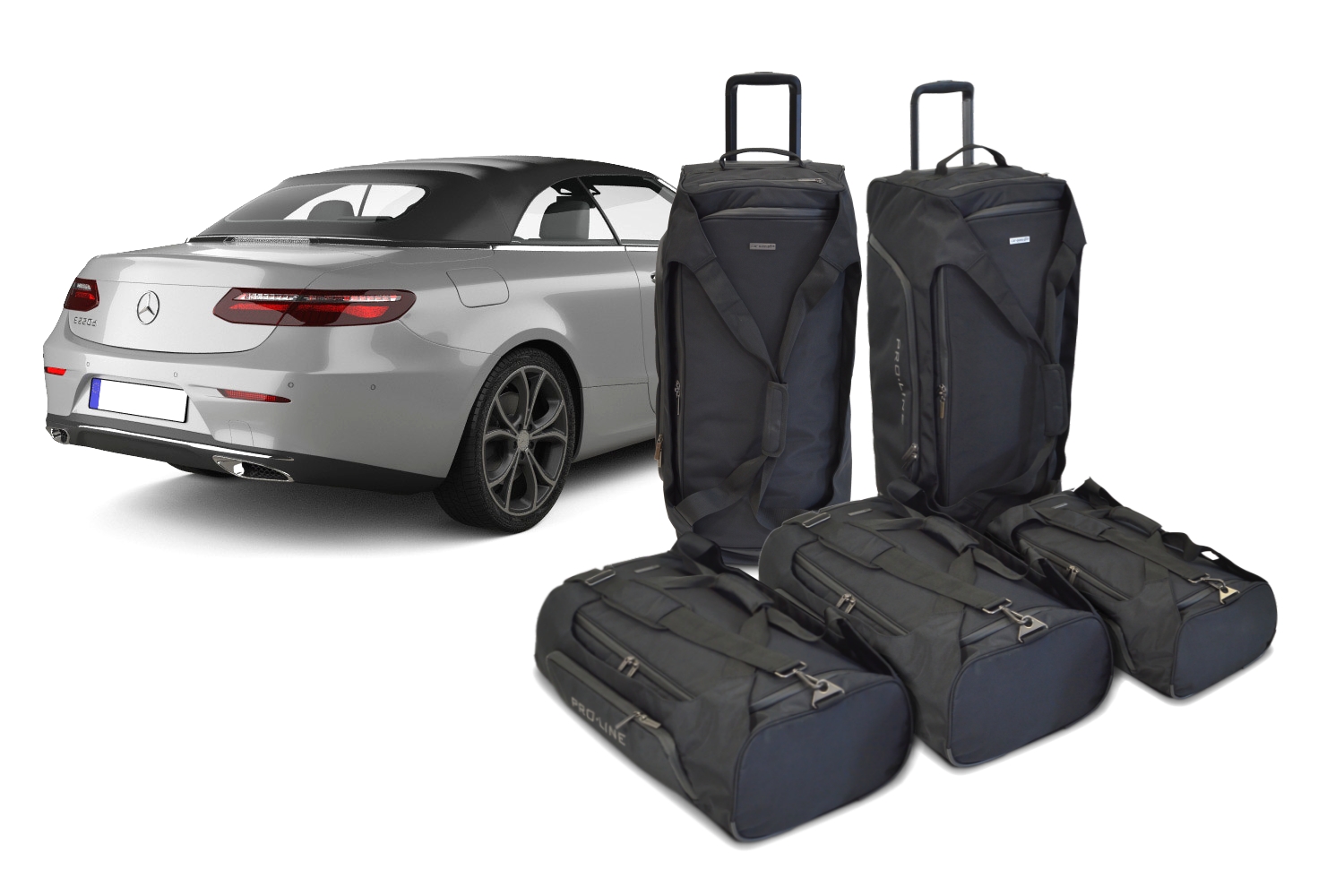 Valise à roulettes noire AMG Mercedes-Benz