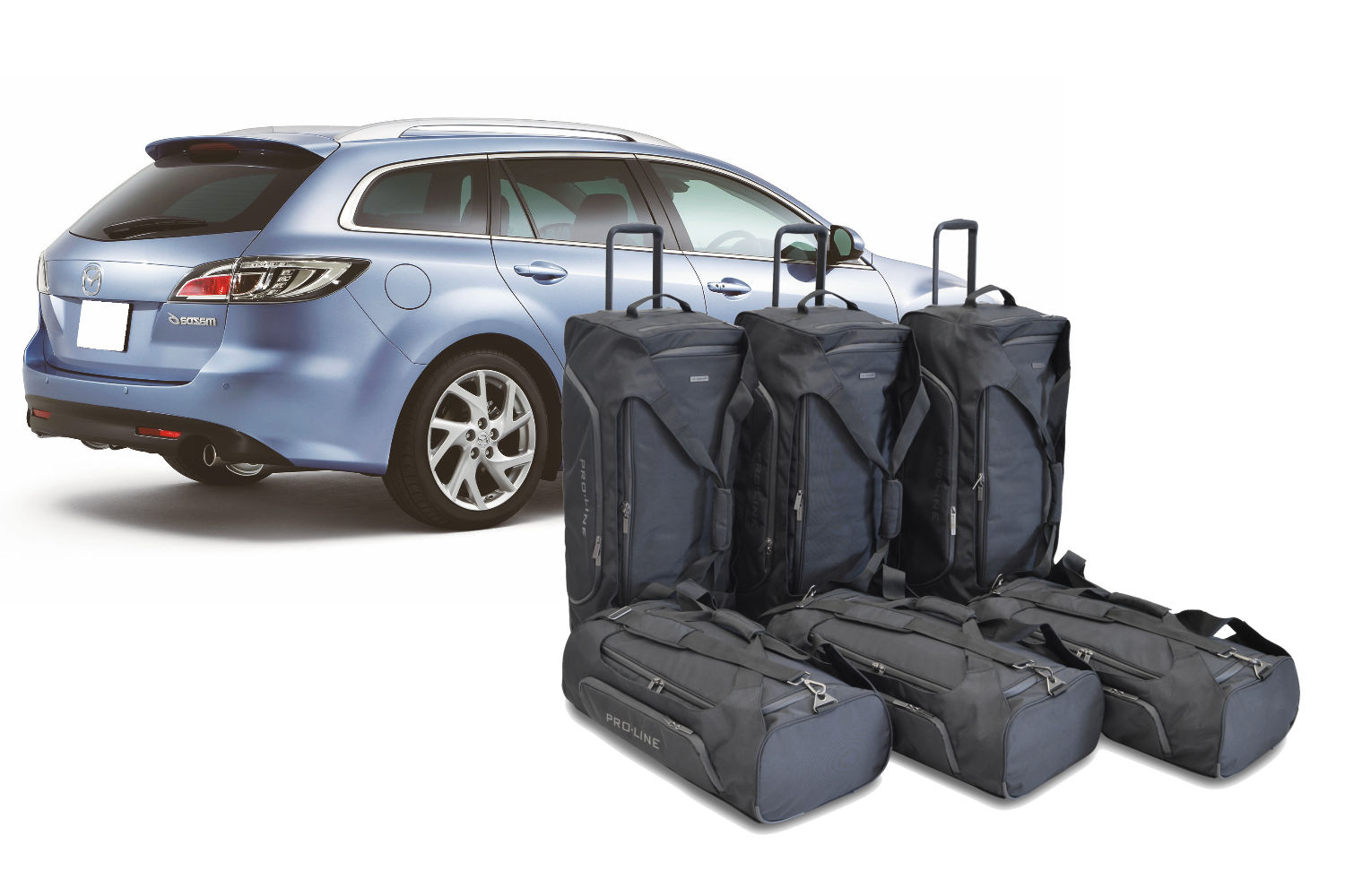 Set de sacs de voyage convient à Mazda6 (GH) 2008-2012 break Pro.Line