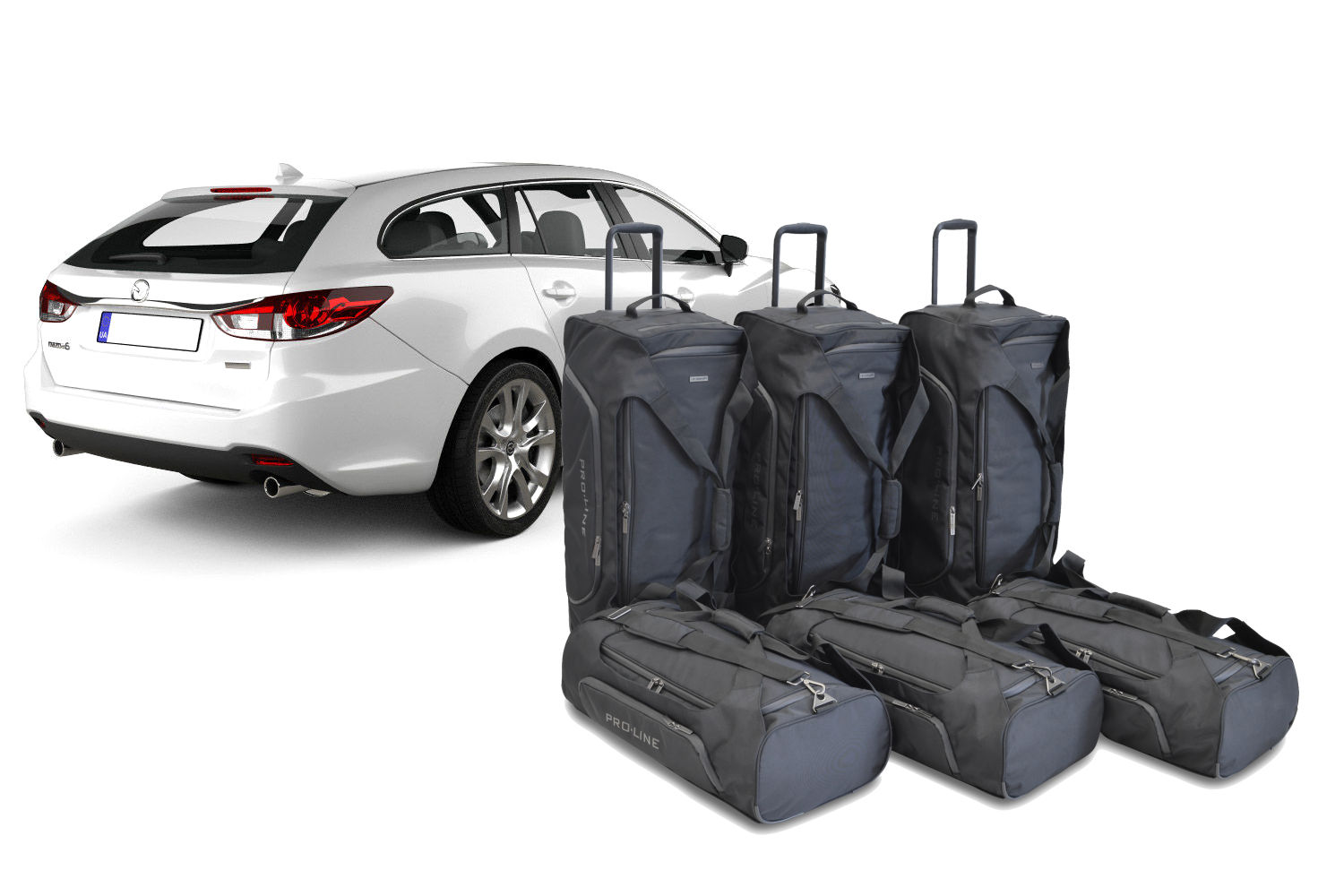 Set de sacs de voyage Mazda6 (GJ) 2012-présent break Pro.Line