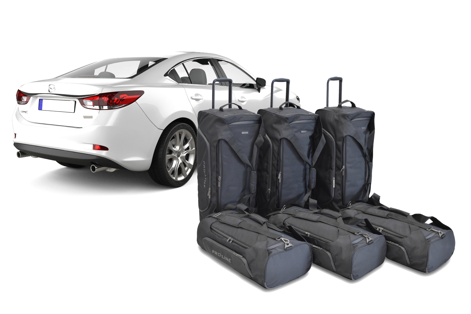 Set de sacs de voyage Mazda6 (GJ) 2012-présent 4 portes tricorps Pro.Line