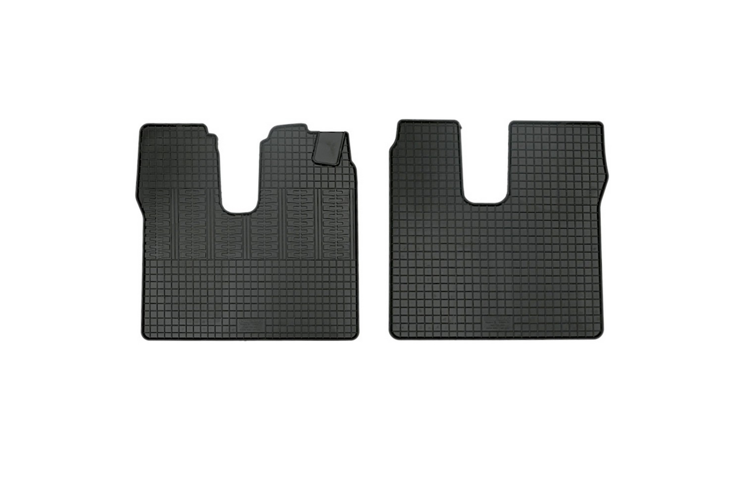 Car mats suitable for MAN TGX I 2007-2020 rubber