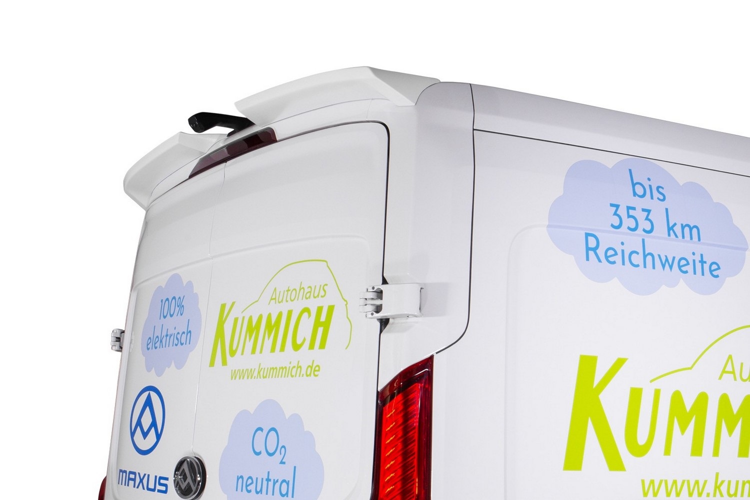 Roof spoiler suitable for Maxus eDeliver 9 2021-present PU - painted (4)