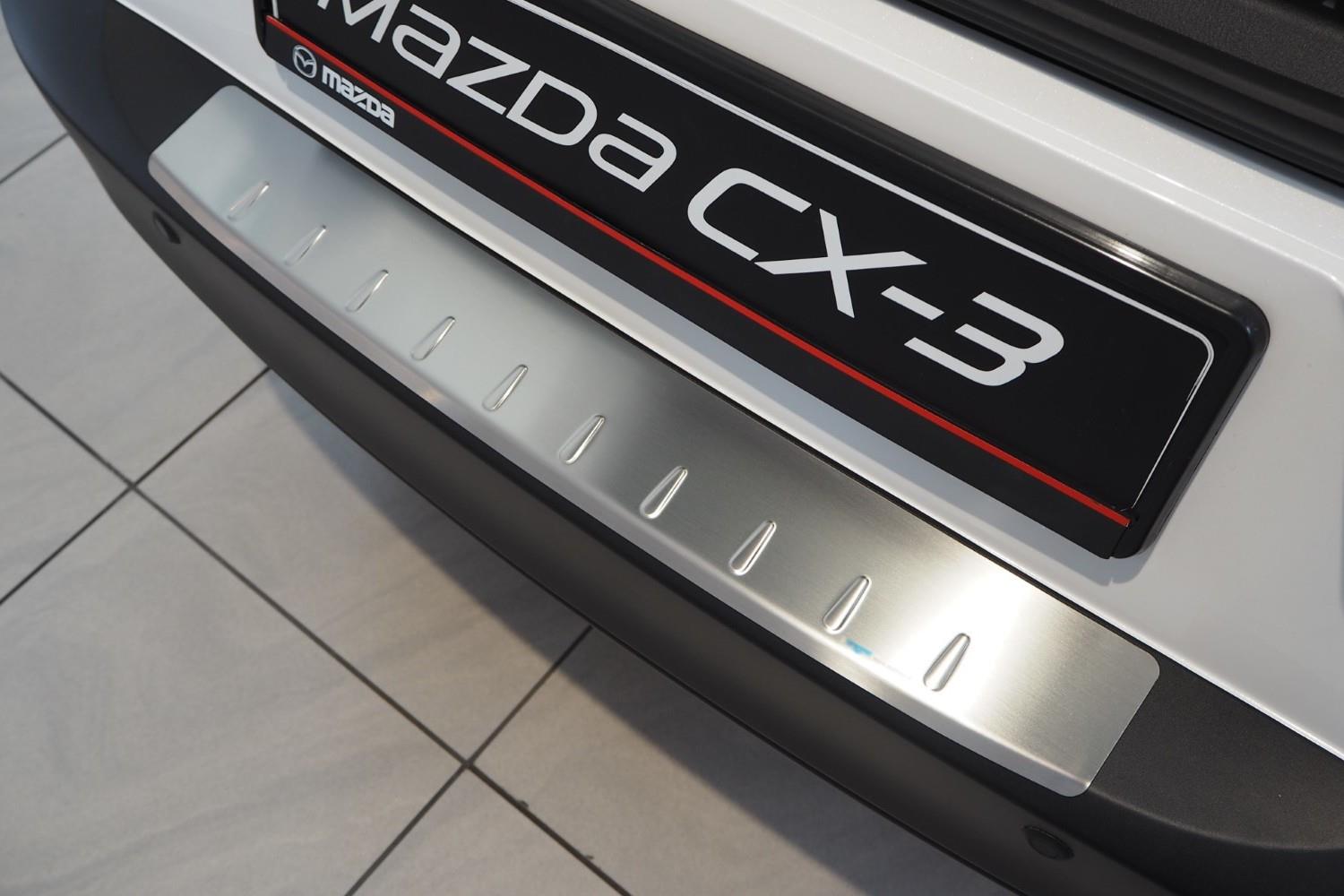 Ladekantenschutz passend für Mazda CX-3 2015-2022 Edelstahl gebürstet