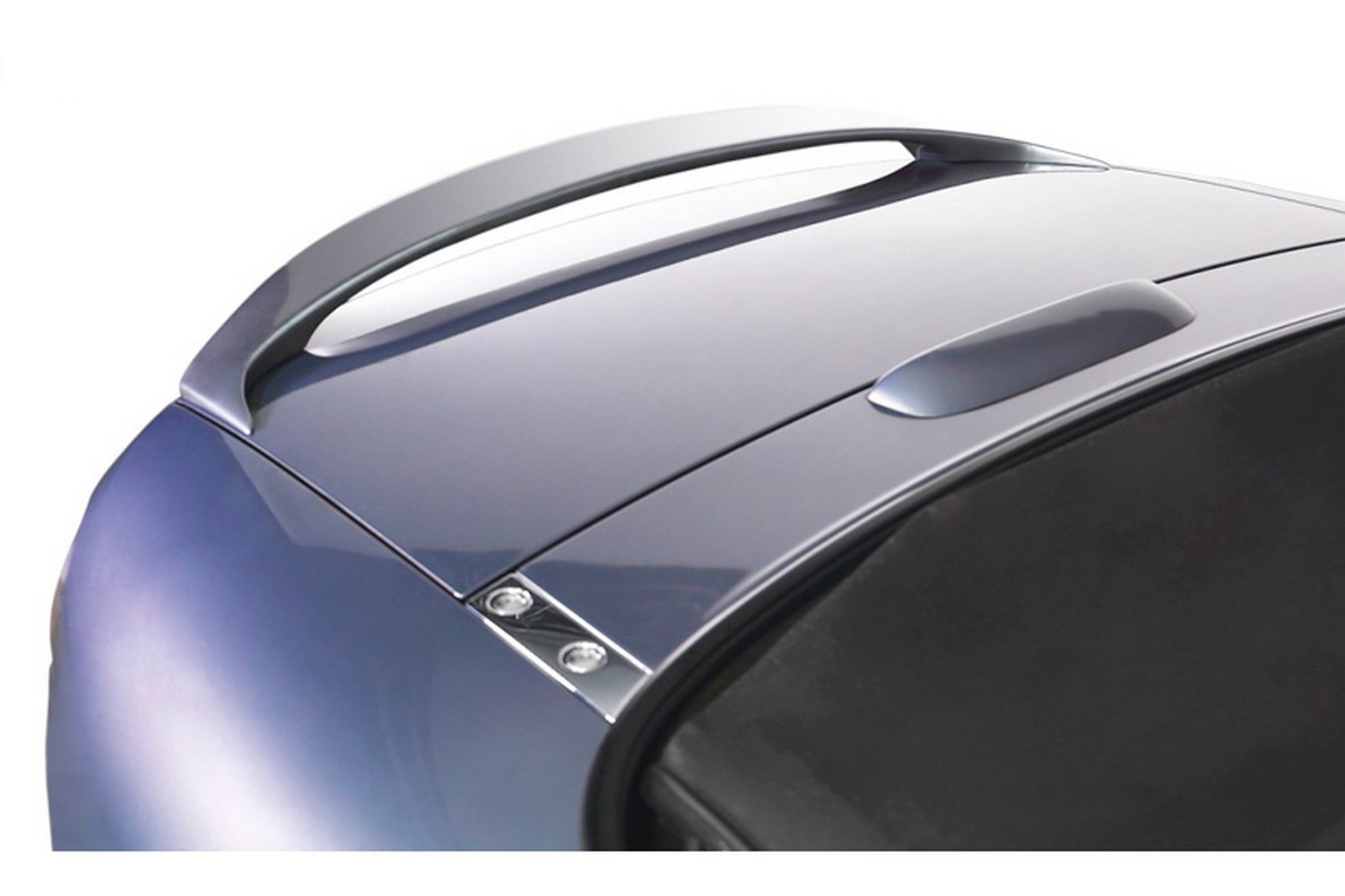 FYRALIP Aileron de coffre peint en usine pour MX-5 Miata NC Roadster 2005-2015 3ème génération Installation facile 22 V Lumière du soleil Argent métallique 