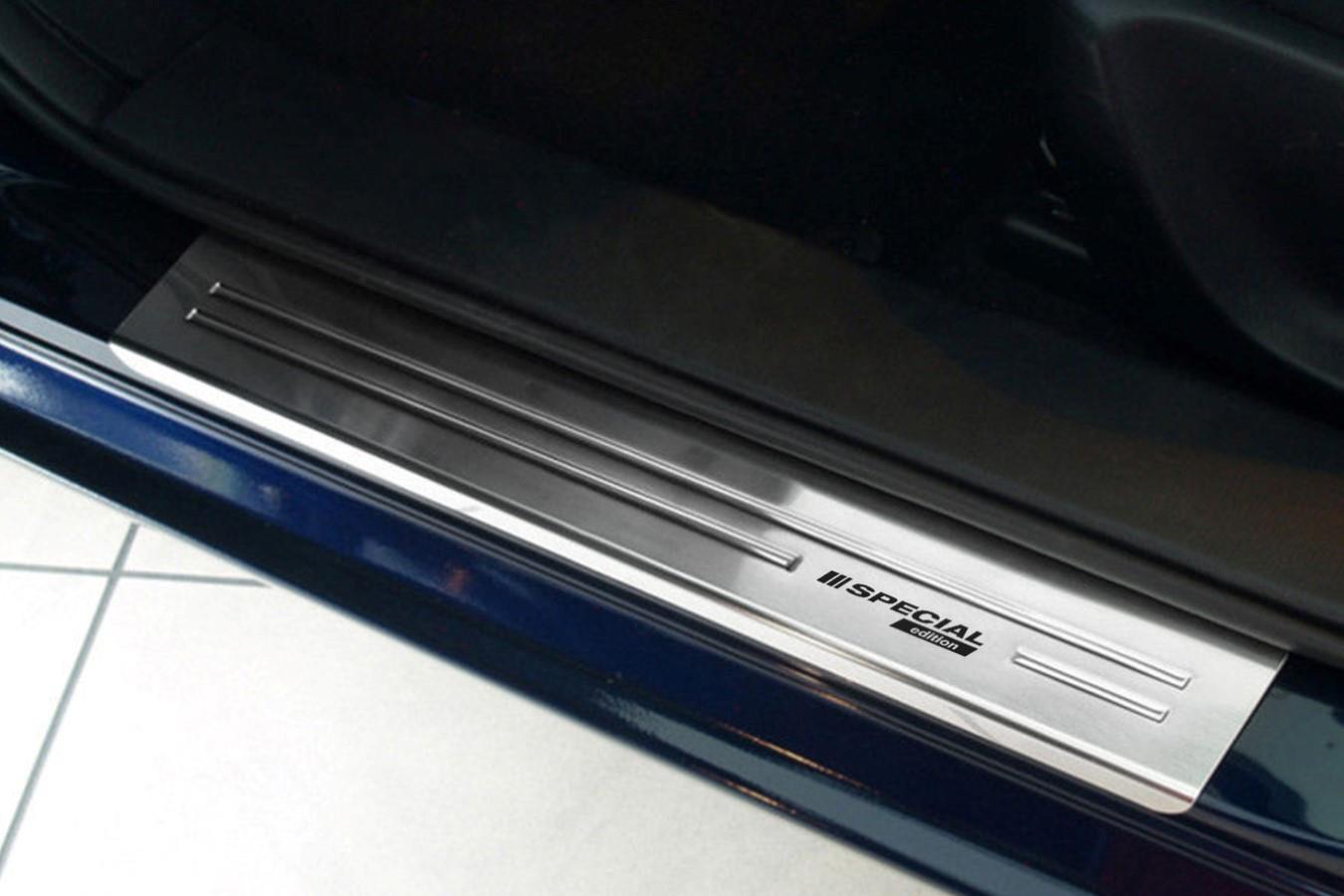 Seuils de portes Mazda6 (GJ-GL) 2012-présent break acier inox brossé 4 pièces