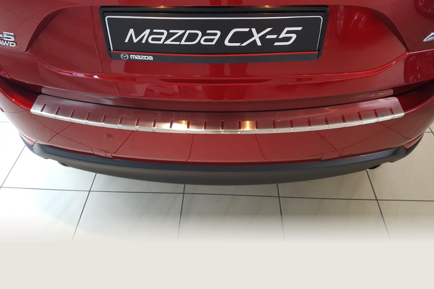Ladekantenschutz | CX-5 anthrazit Mazda Edelstahl CPE (KF)