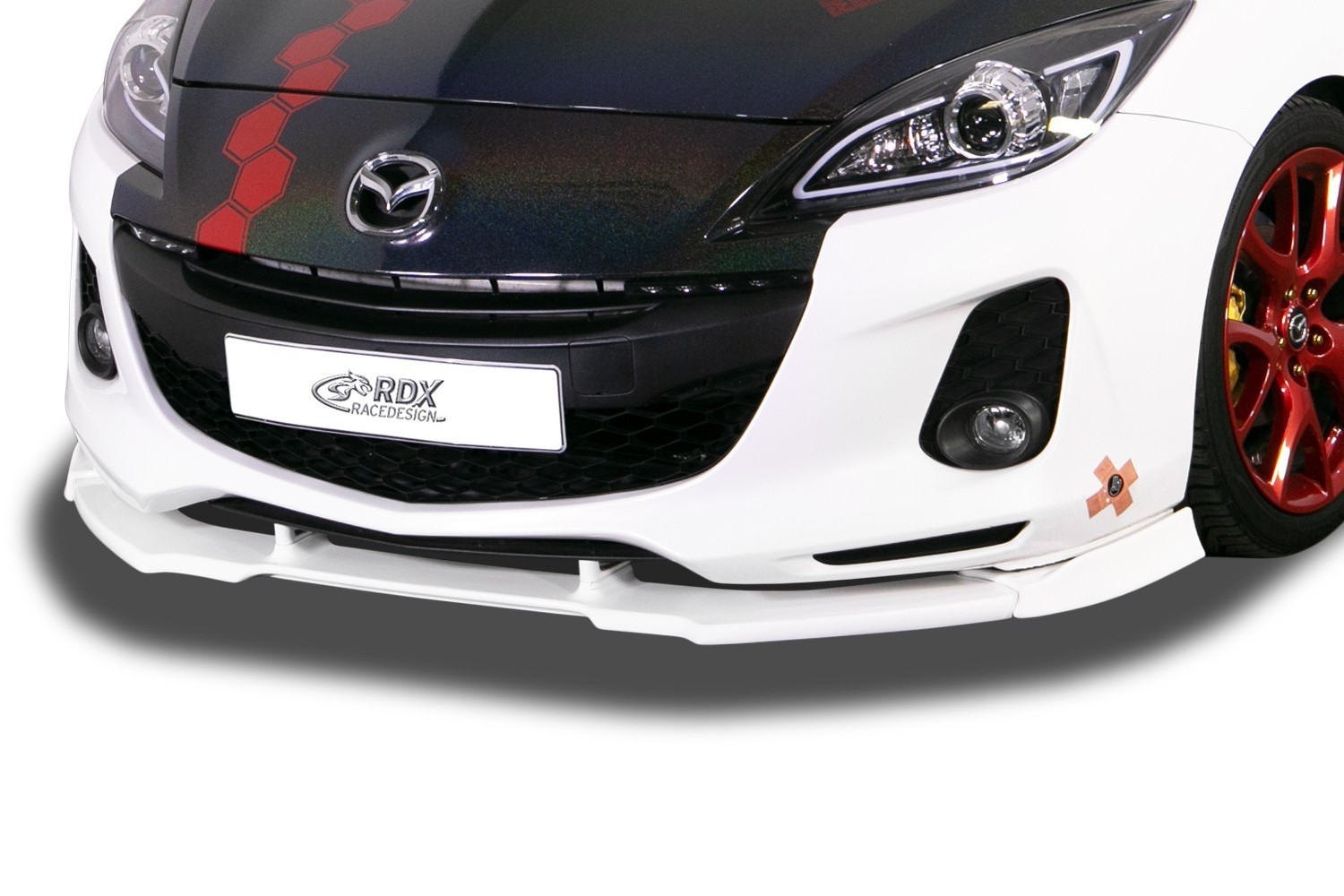 Front spoiler Vario-X Mazda3 (BL) 2011-2013 5-door hatchback PU