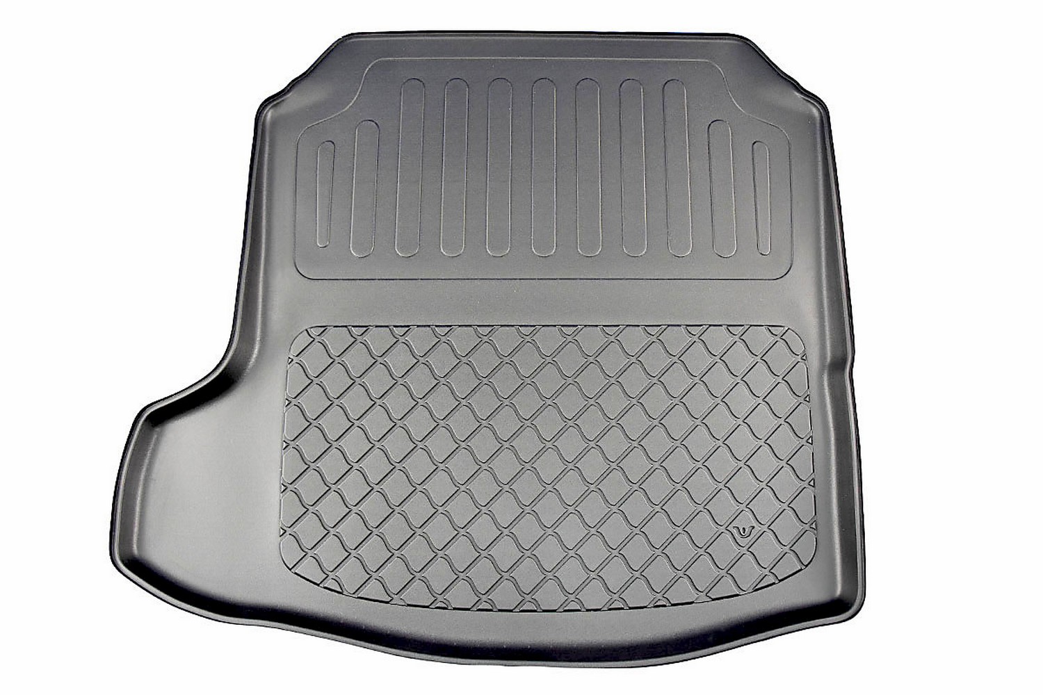 Tapis de coffre convient à Mazda3 (BP) 2019-présent 4 portes tricorps Guardliner antidérapant PE/TPE caoutchouc