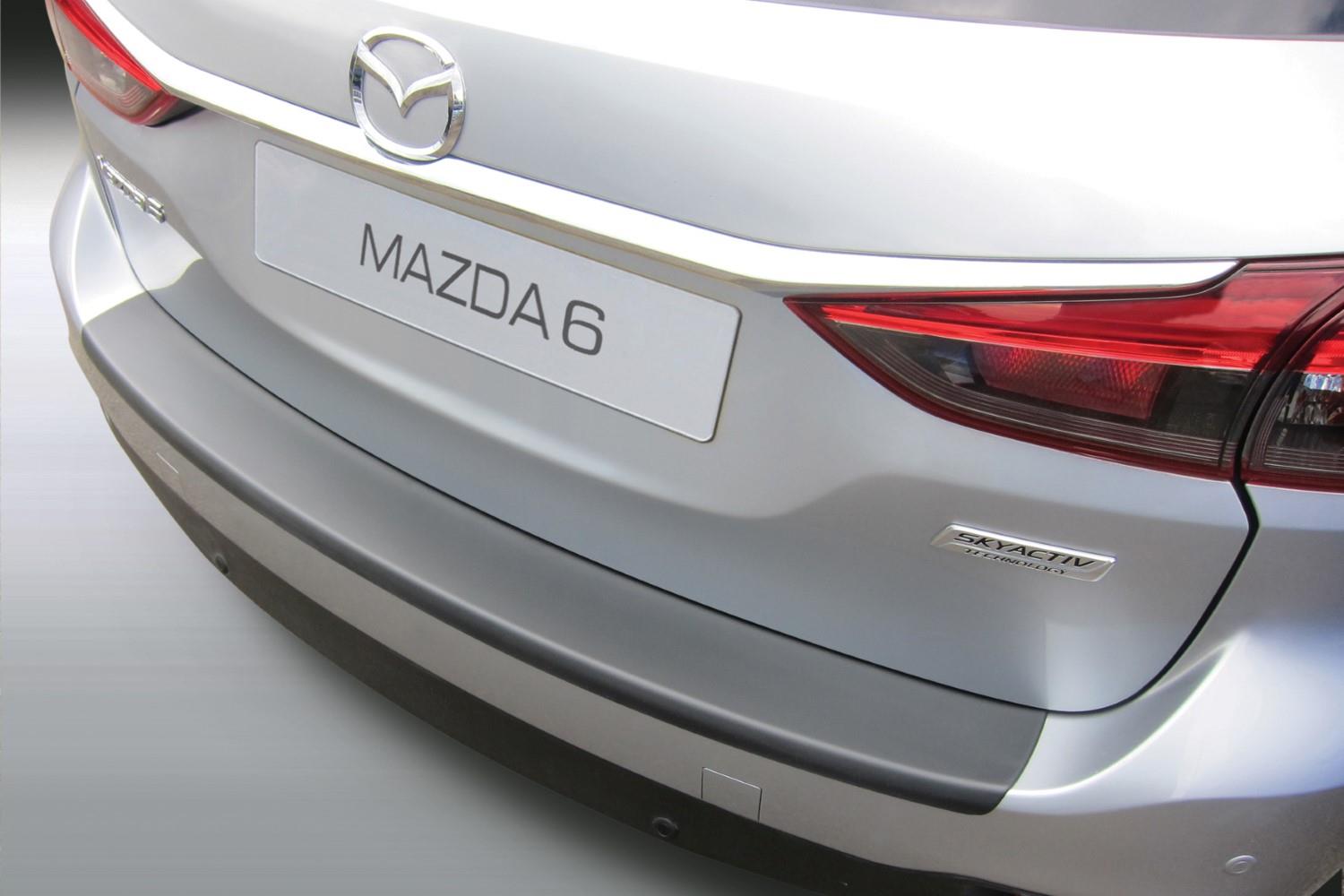 Rear bumper protector Mazda6 (GL) 2015-present wagon ABS - matt black