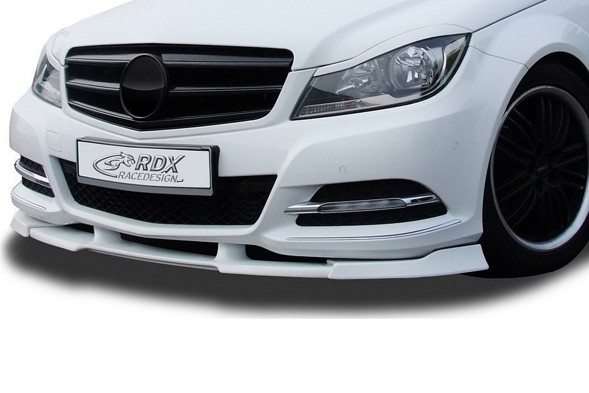 Front spoiler Vario-X Mercedes-Benz C-Class (W204) 2011-2014 4-door saloon  PU