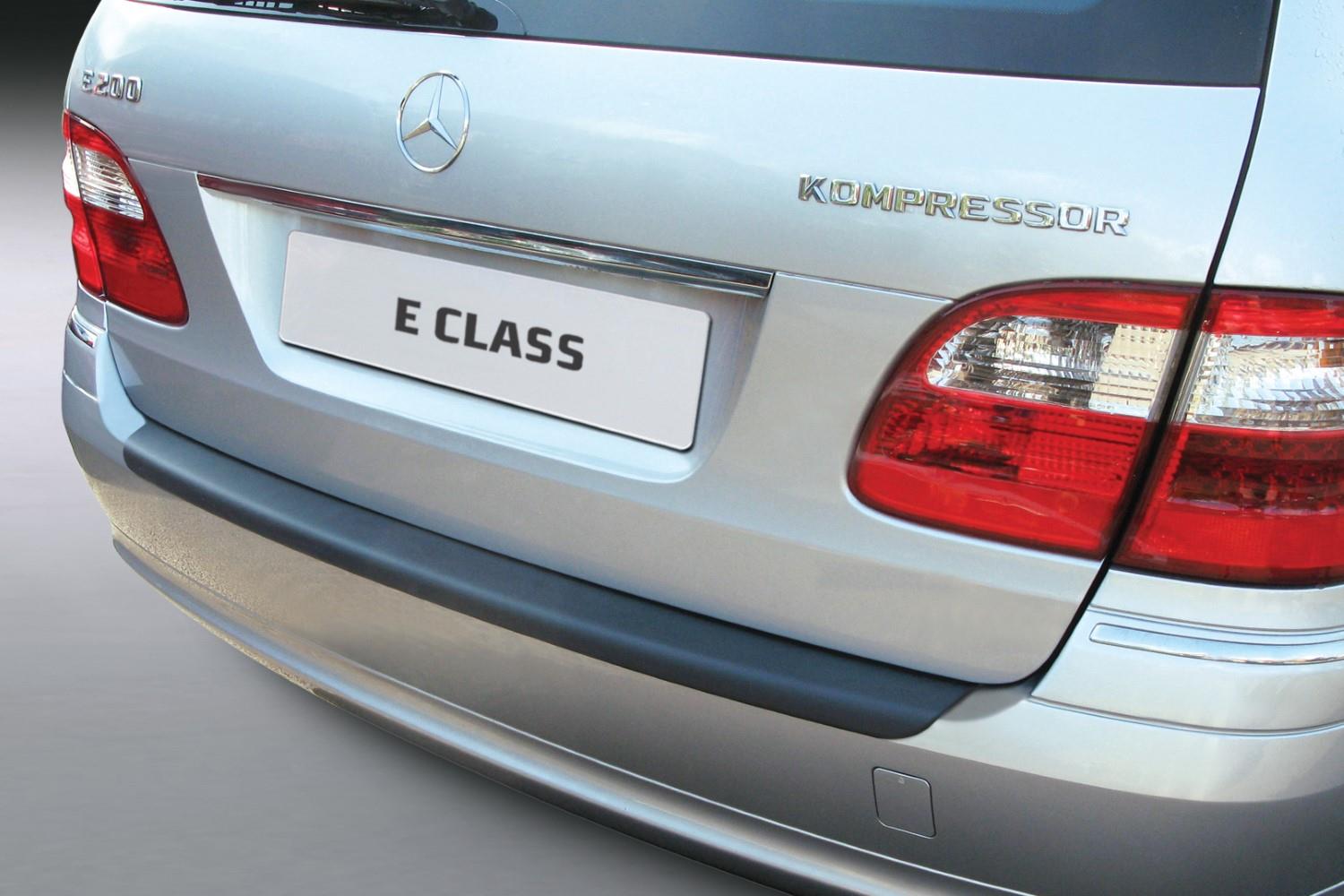 Protection de seuil de coffre convient à Mercedes-Benz Classe E estate (S211) 2002-2009 break ABS - noir mat