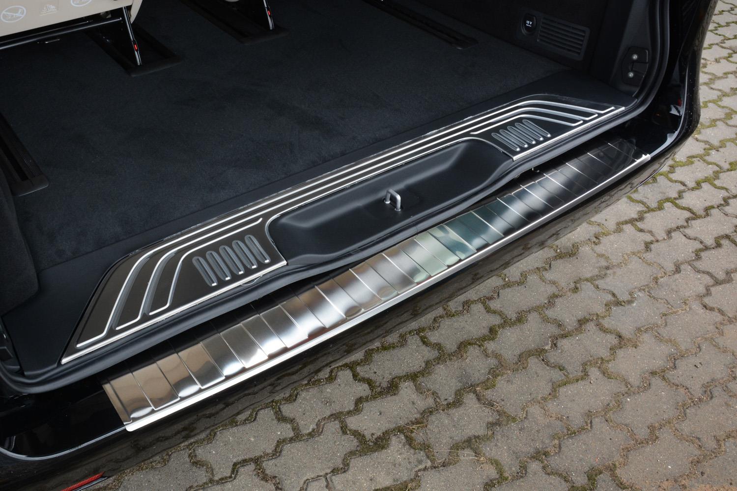 Ladekantenschutz Mercedes-Benz Vito - V-Klasse (W447) Edelstahl Hochglanz  schwarz | CPE