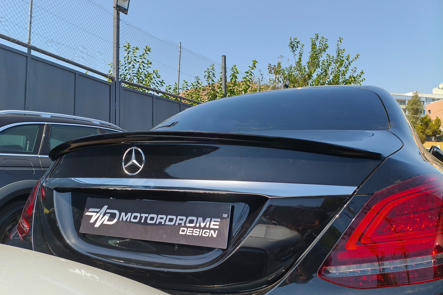 Boot spoiler suitable for Mercedes-Benz C-Class (W205) 2014-2021 4-door saloon