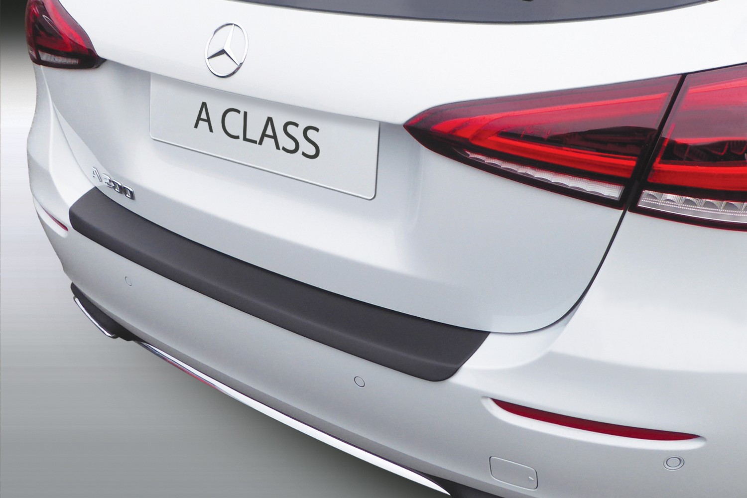 Protection de seuil de coffre convient à Mercedes-Benz Classe A (W177) 2018-présent 5 portes bicorps ABS - noir mat