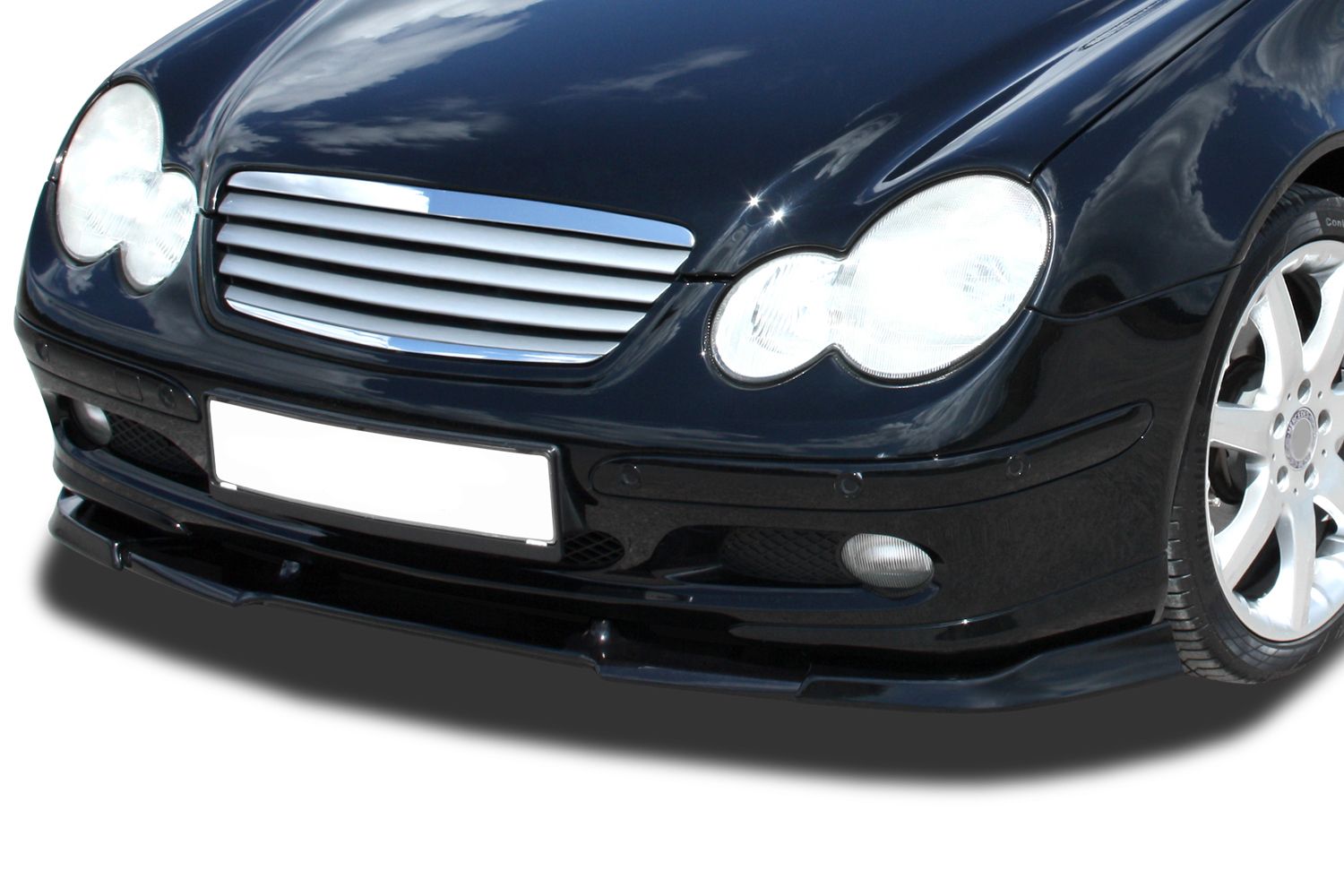 Spoiler delantero compatible con Mercedes-Benz C-Class Coup&eacute; (CL203) 2000-2004 2 puertas Vario-X PU