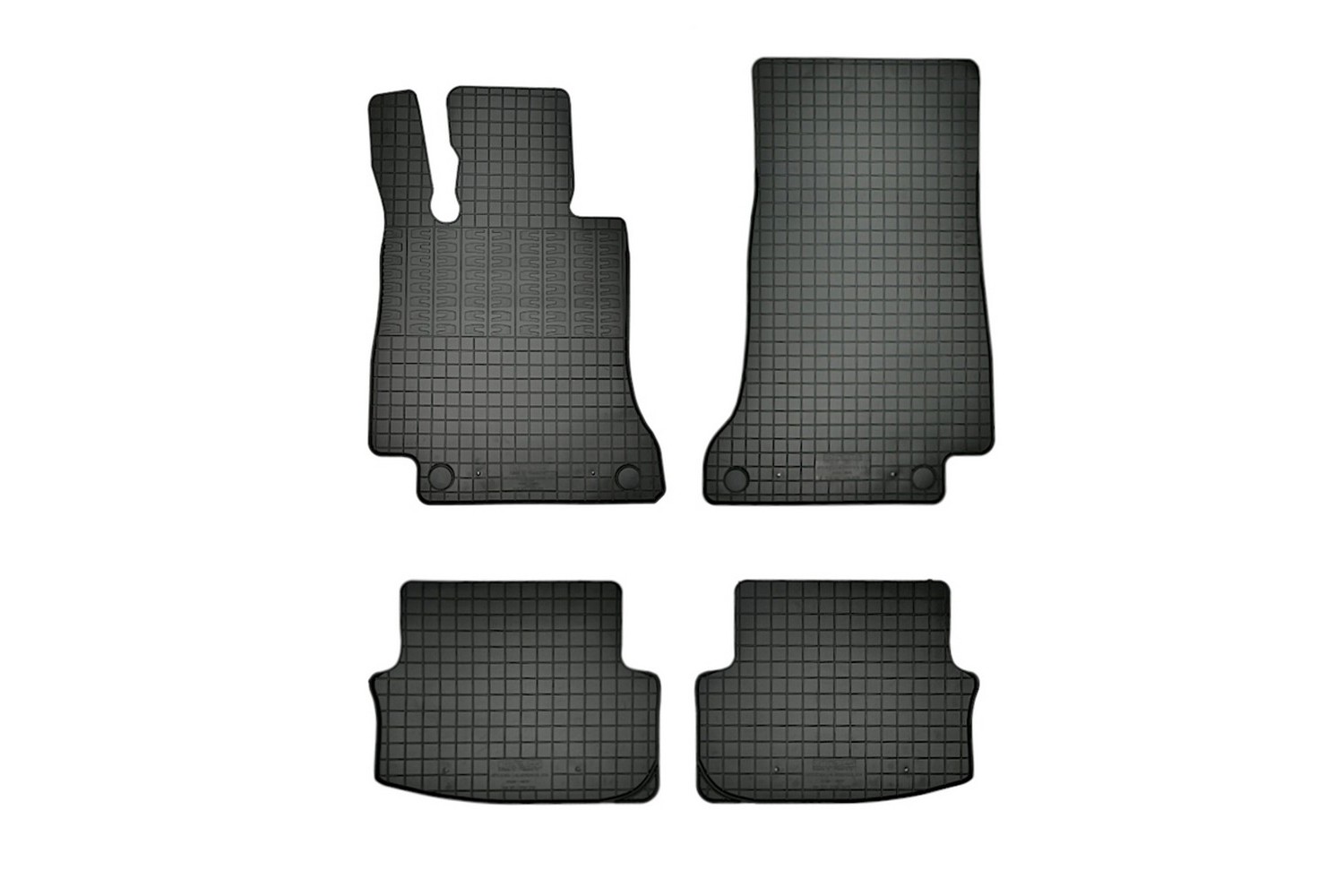 Car mats suitable for Mercedes-Benz C-Class Cabriolet (A205) 2016-2021 rubber