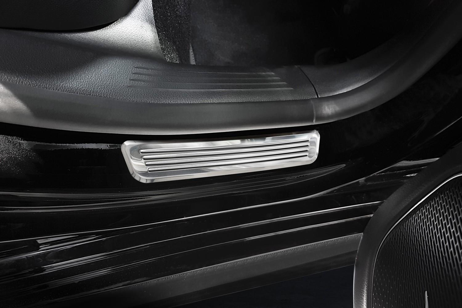 Einstiegsleisten passend für Mercedes-Benz CLA Shooting Brake (X118) 2019-heute Kombi Edelstahl hochglanz 2-teilig