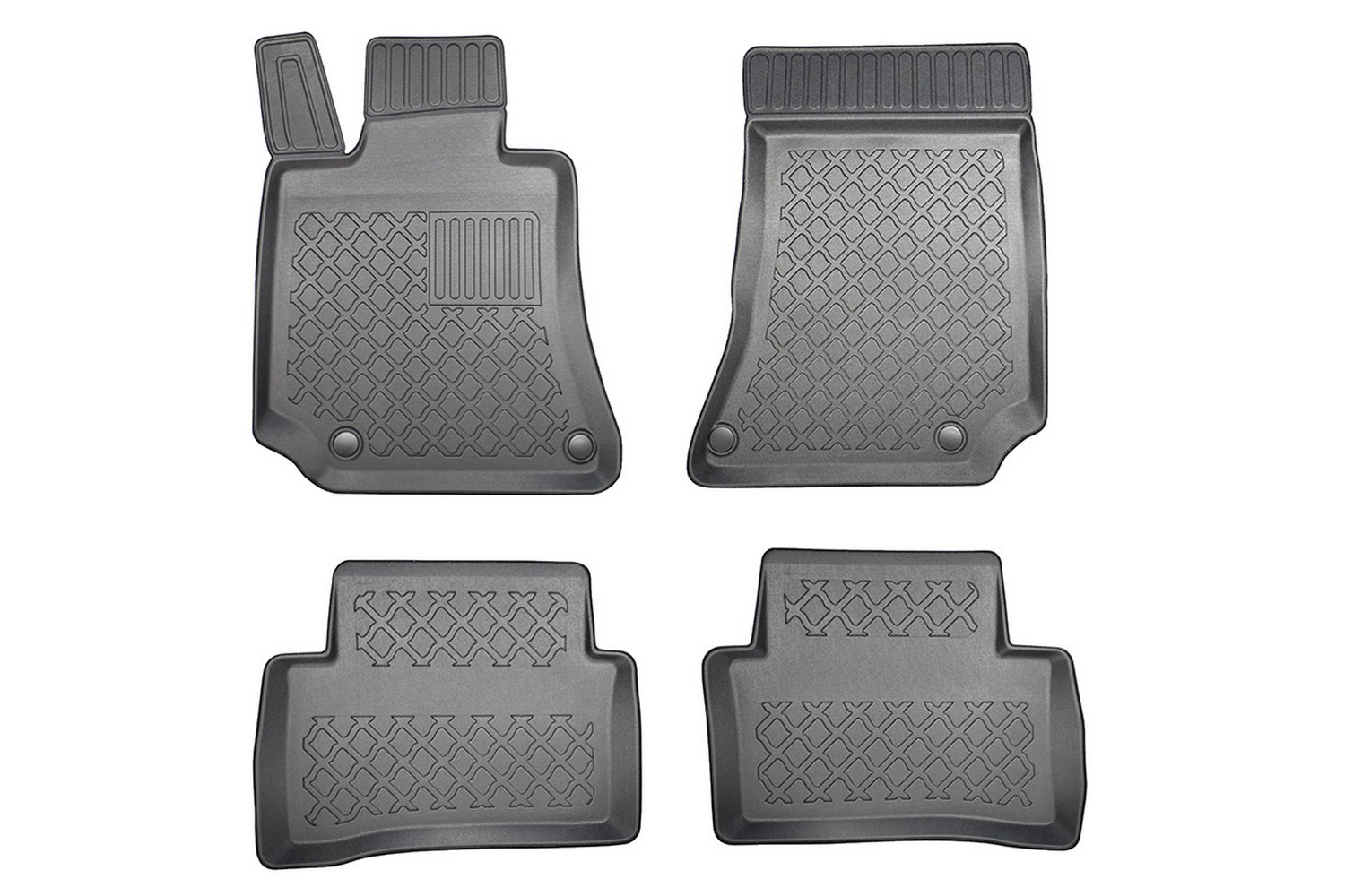 Tapis convient à Mercedes-Benz Classe E (W212) 2009-2016 4 portes tricorps Guardliner PE/TPE caoutchouc