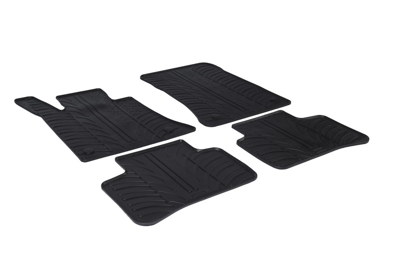 Automatten geschikt voor Mercedes-Benz GLK (X204) 2008-2015 Rubbasol rubber