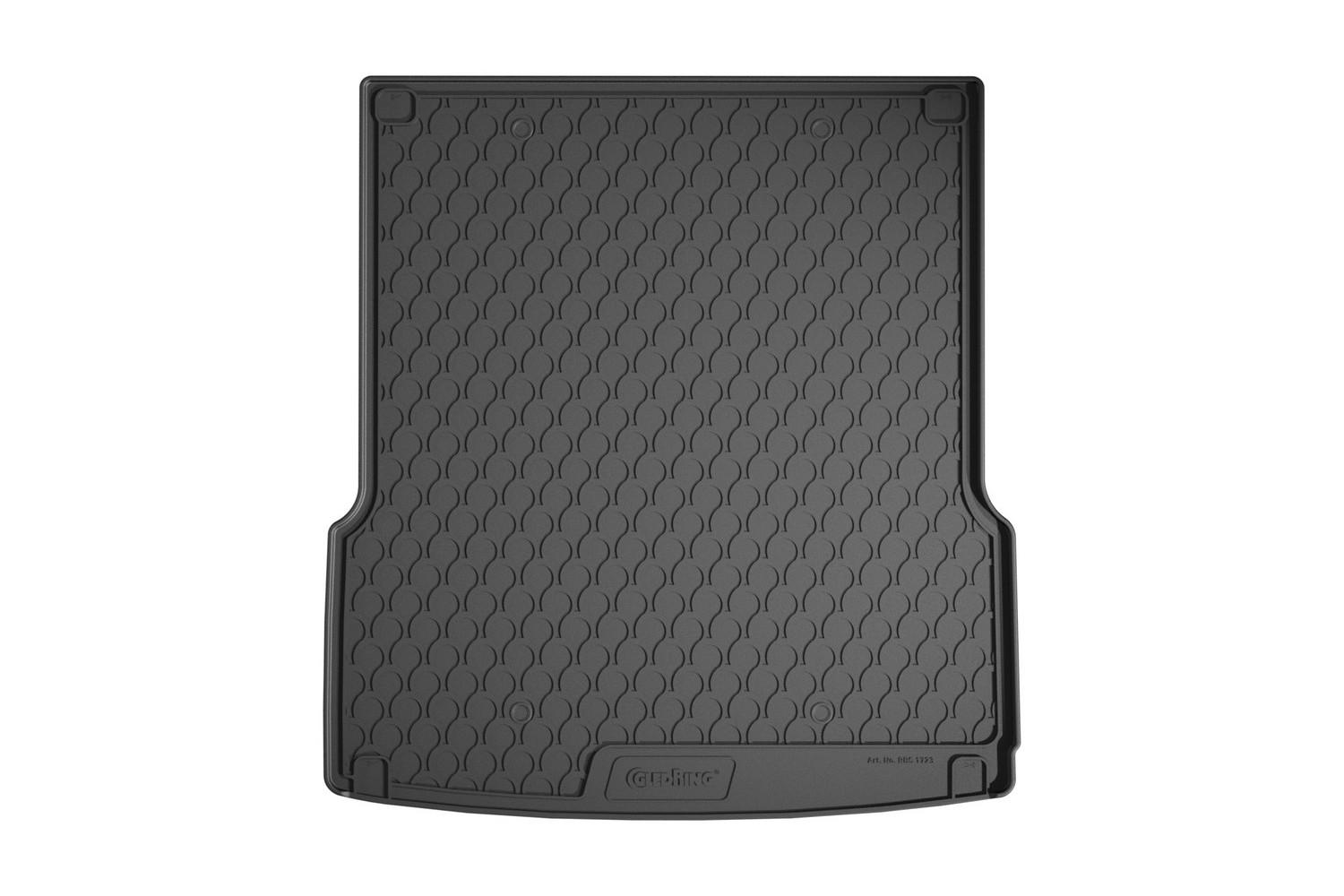 Boot mat suitable for Mercedes-Benz GLS (X166) 2015-2019 anti slip Rubbasol rubber