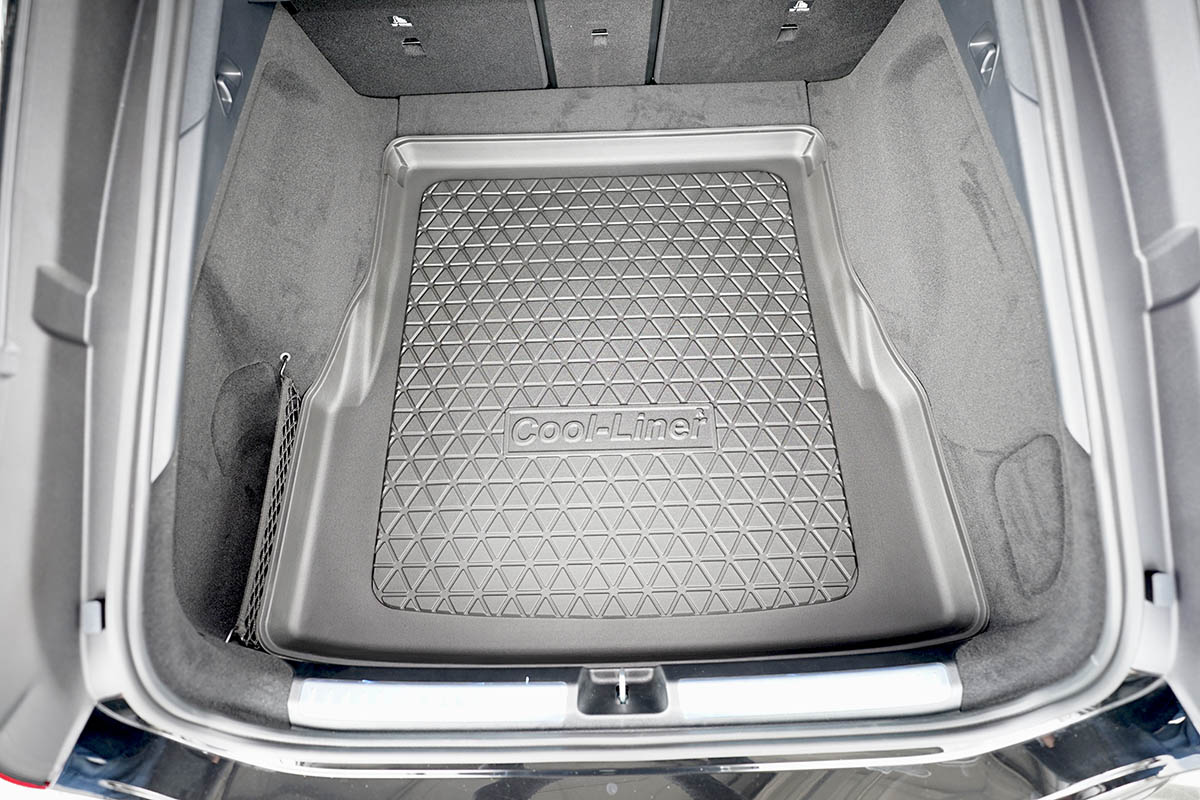 Tapis de coffre Mercedes-Benz EQS (V297) 2021-présent Cool Liner antidérapant PE/TPE caoutchouc