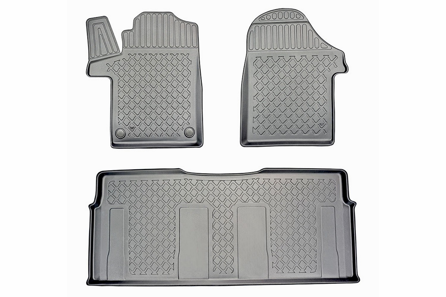 Automatten geschikt voor Mercedes-Benz V-Klasse (W447) 2014-heden Guardliner PE/TPE rubber