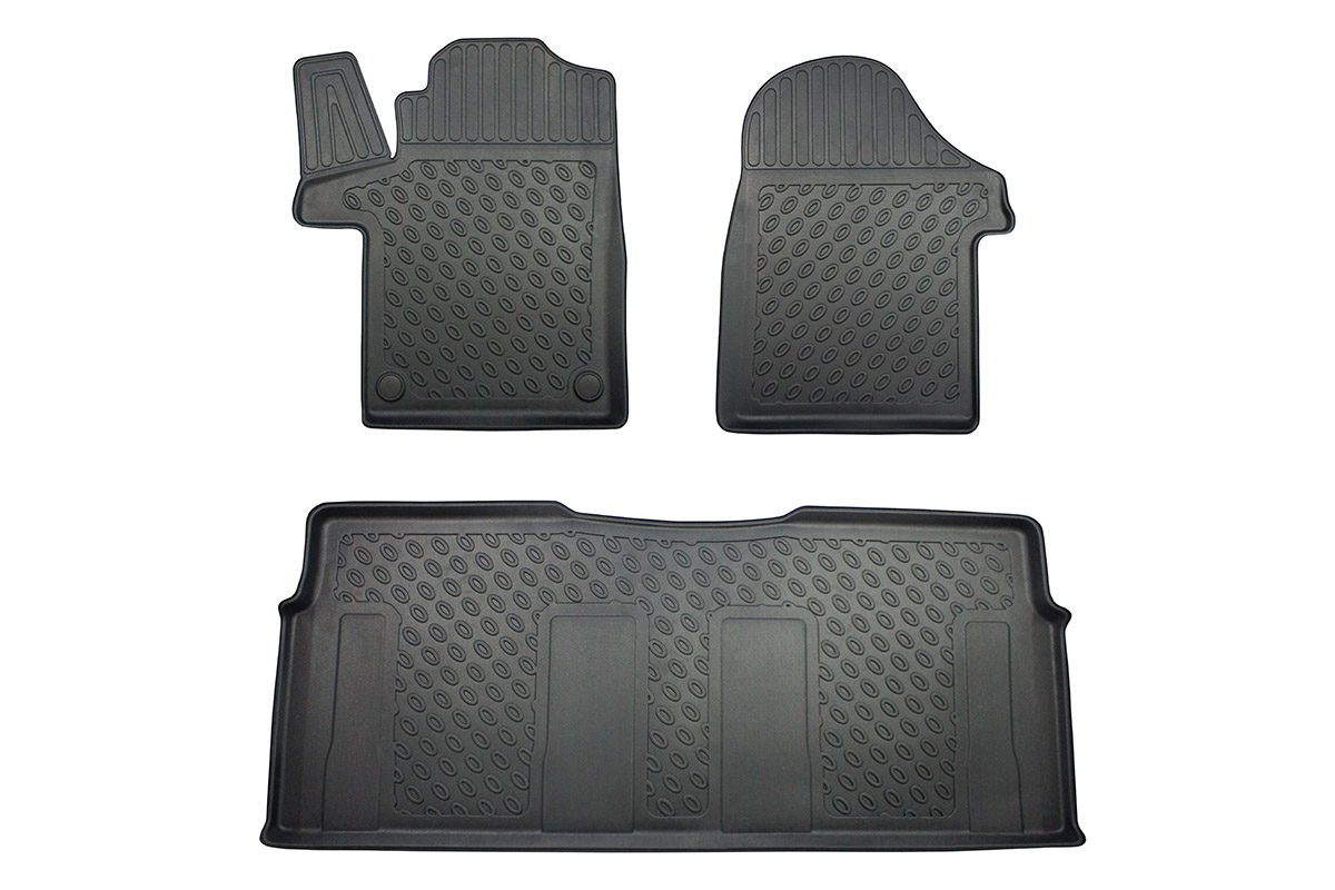 Auto Fußmatten für Mercedes-Benz V Class 20220+,Custom Leder Automatten  Schutz Full Cover Pads Anti Rutsch Autozubehör Matten Teppiche Innere