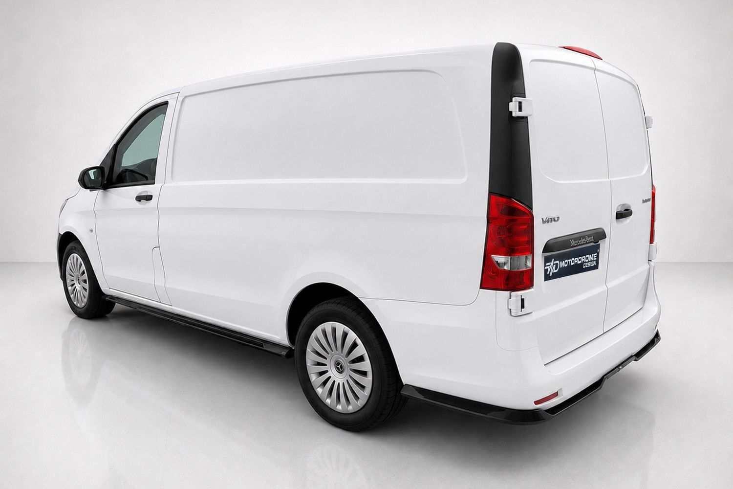 Rear diffuser Mercedes-Benz Vito (W447) 2014-present ABS - painted (2)