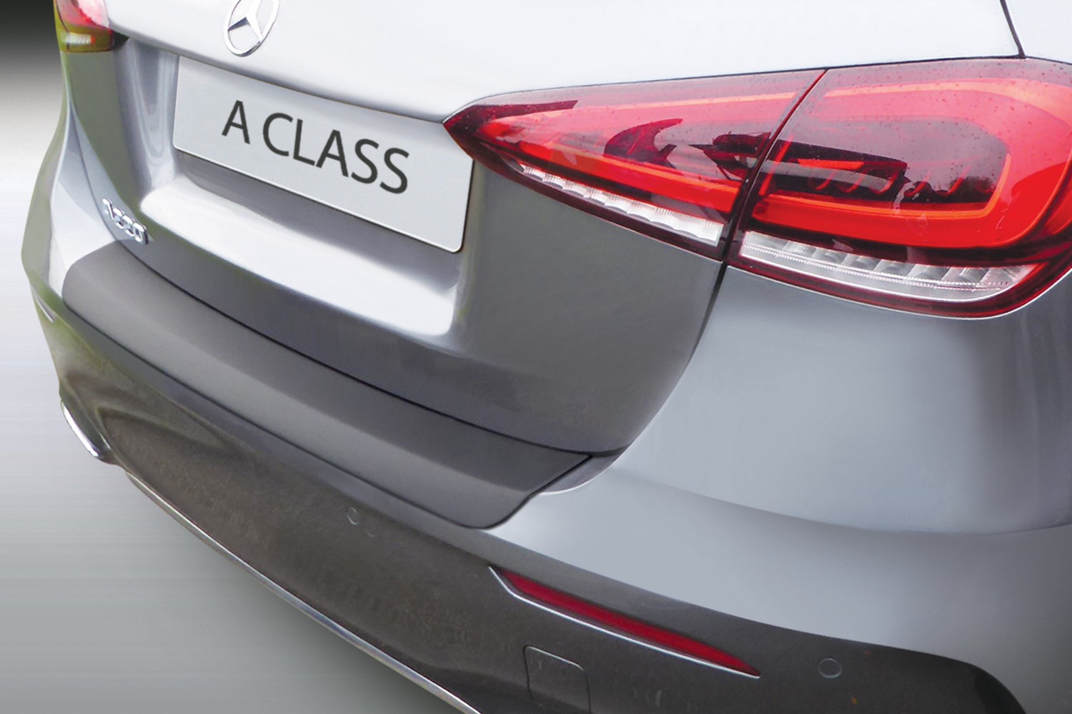 Protection de seuil de coffre convient à Mercedes-Benz Classe A (W177) 2018-présent 5 portes bicorps ABS - noir mat