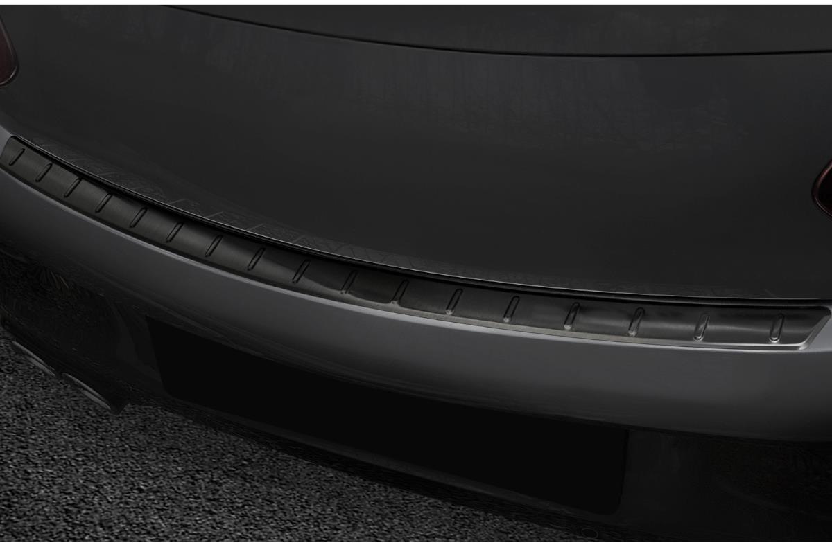 Rear bumper protector suitable for Mercedes-Benz C-Class Coupé (C205) 2016-2021 stainless steel brushed anthracite