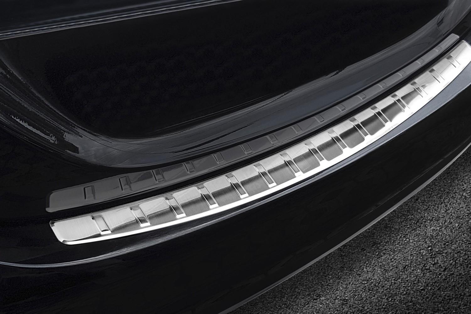 Für Mercedes C-Klasse 2014-2020 Seitendekor Leiste Edelstahl Chrom Zub