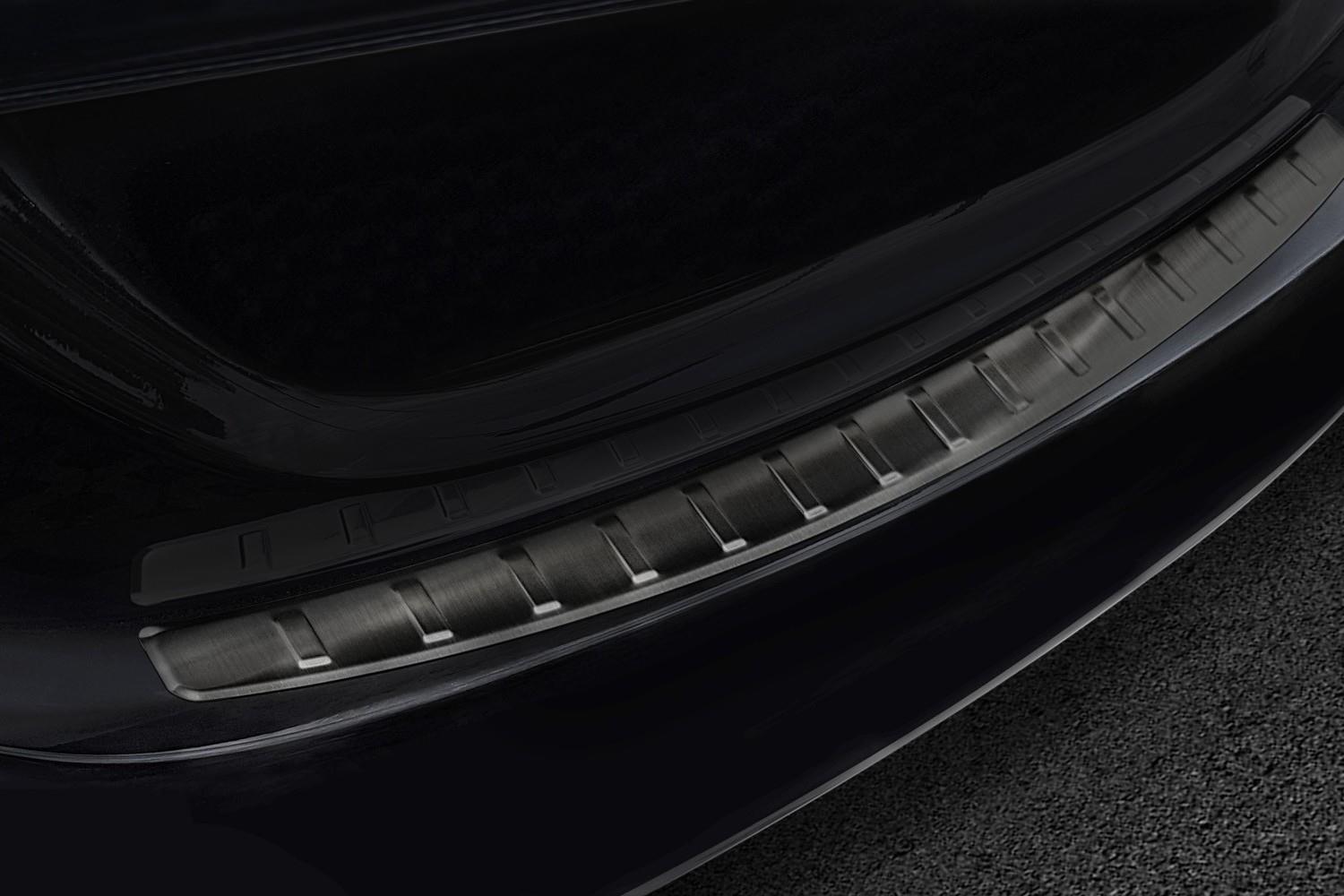 Rear bumper protector MercedesBenz CClass (W205) stainless steel