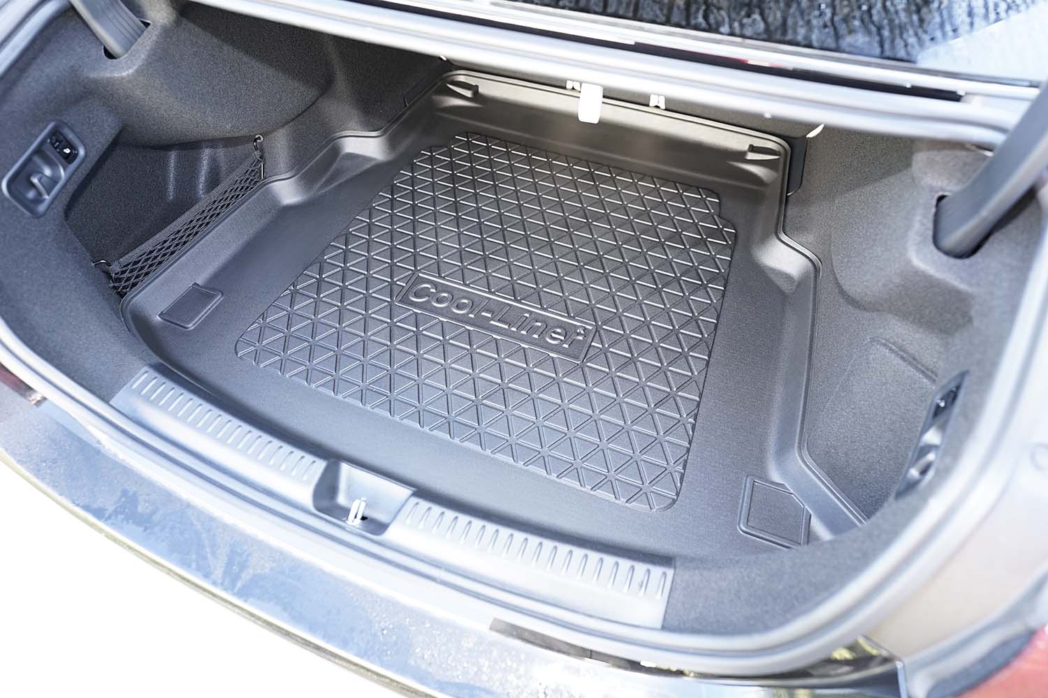 Boot mat suitable for Mercedes-Benz E-Class (W214) 2023-present 4-door saloon Cool Liner anti slip PE/TPE rubber (MB24EKTM-C) 