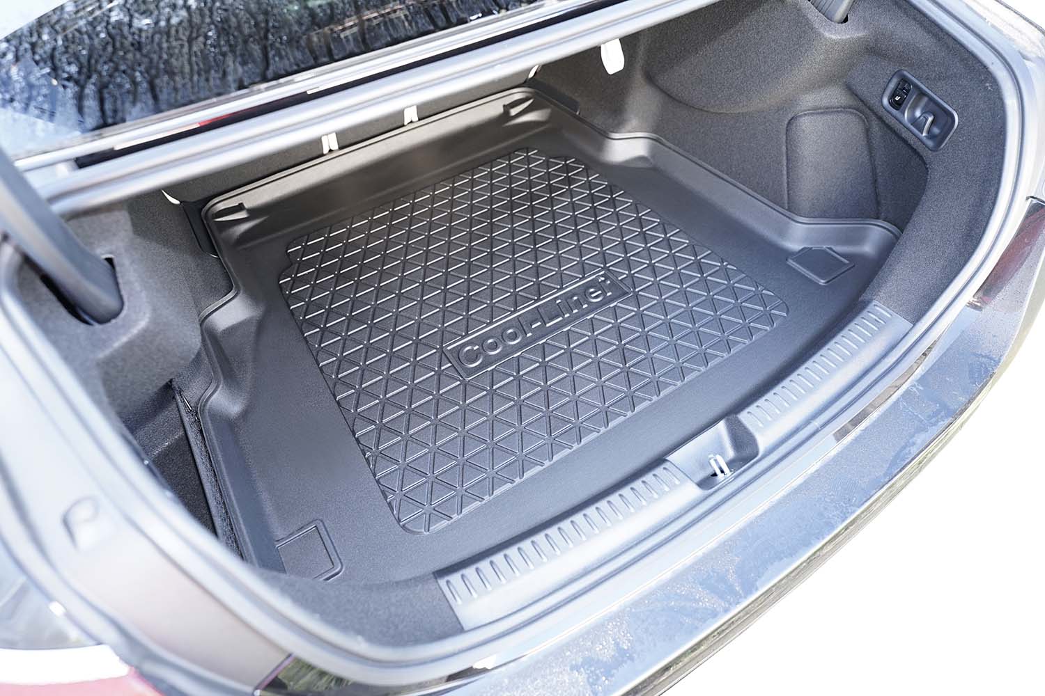 Boot mat suitable for Mercedes-Benz E-Class (W214) 2023-present 4-door saloon Cool Liner anti slip PE/TPE rubber (MB24EKTM-C) 