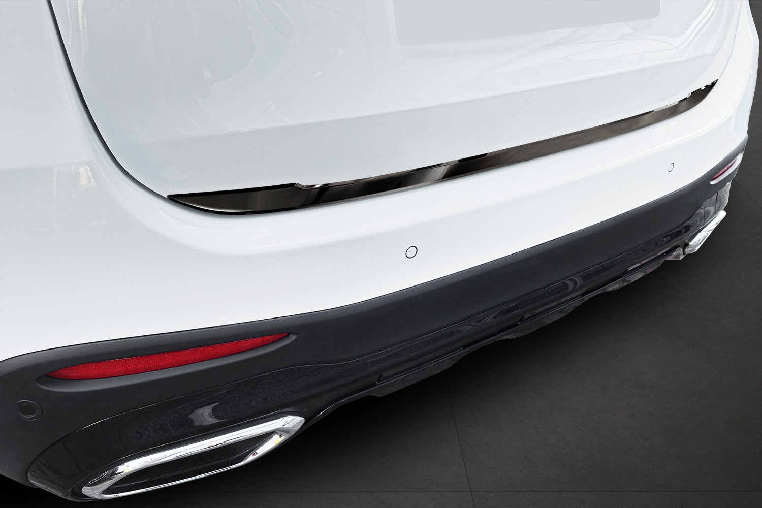 Heckklappenzierleiste passend für Mercedes-Benz GLC (X254) 2022-heute Edelstahl gebürstet Heckklappenzierleiste passend für Mercedes-Benz GLC (X254) 2022-heute Edelstahl gebürstet