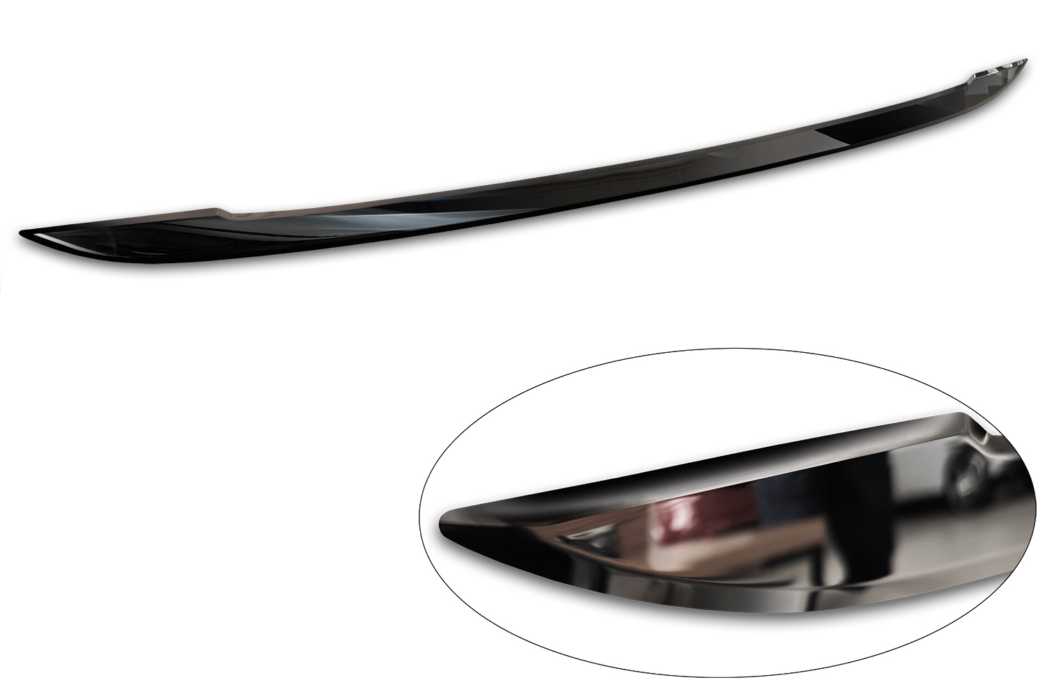 Tailgate trim suitable for Mercedes-Benz GLC (X254) 2022-present stainless steel high gloss anthracite (4) Tailgate trim suitable for Mercedes-Benz GLC (X254) 2022-present stainless steel high gloss anthracite (4)