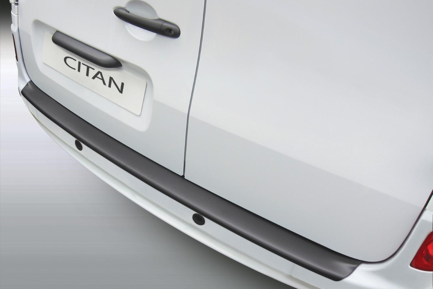 Protection de seuil de coffre convient à Mercedes-Benz Citan (W415) 2012-2021 ABS - noir mat