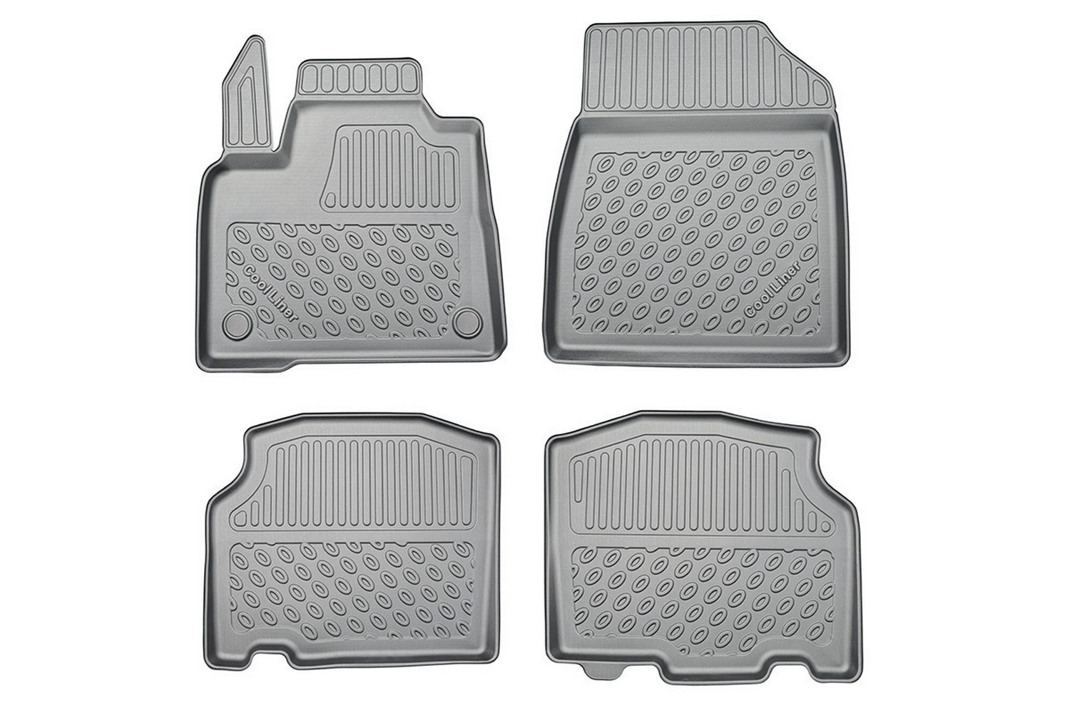Alfombrillas compatibles con Mercedes-Benz Citan Tourer (W420) 2021-presente Cool Liner goma PE y TPE