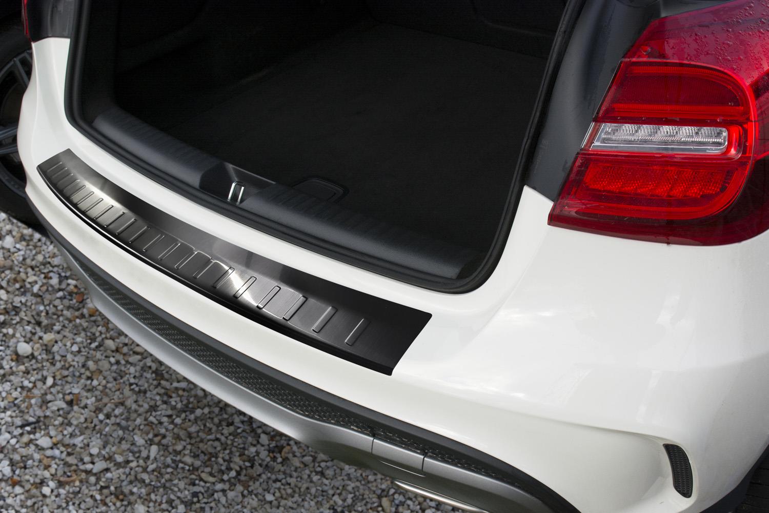 Mercedes-Benz GLA (X156) 2014-> rear bumper protector stainless steel black (MB2GABP) (2)