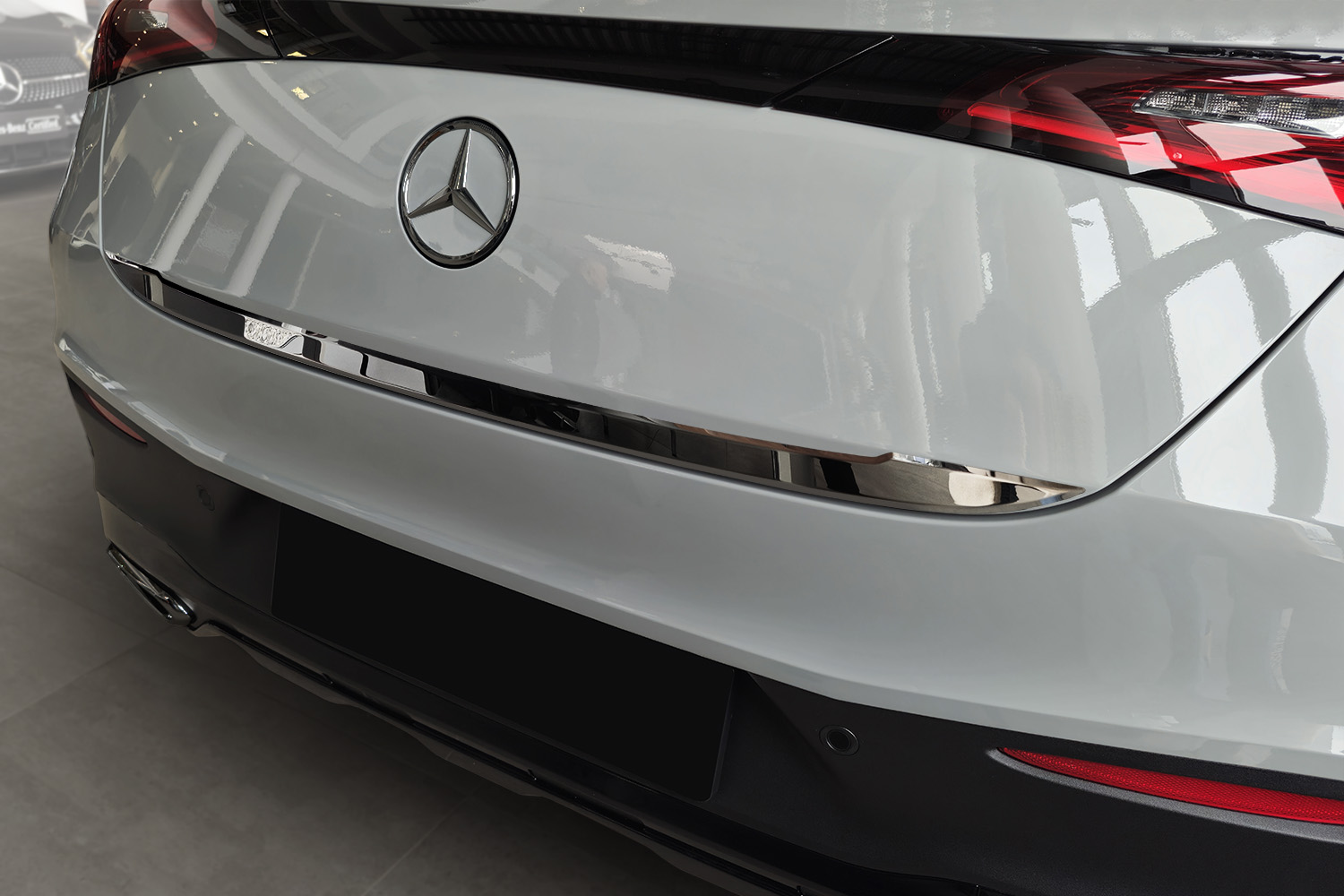 Achterklep-sierlijst geschikt voor Mercedes-Benz GLC Coupé (C254) 2022-heden 2-deurs RVS hoogglans antraciet