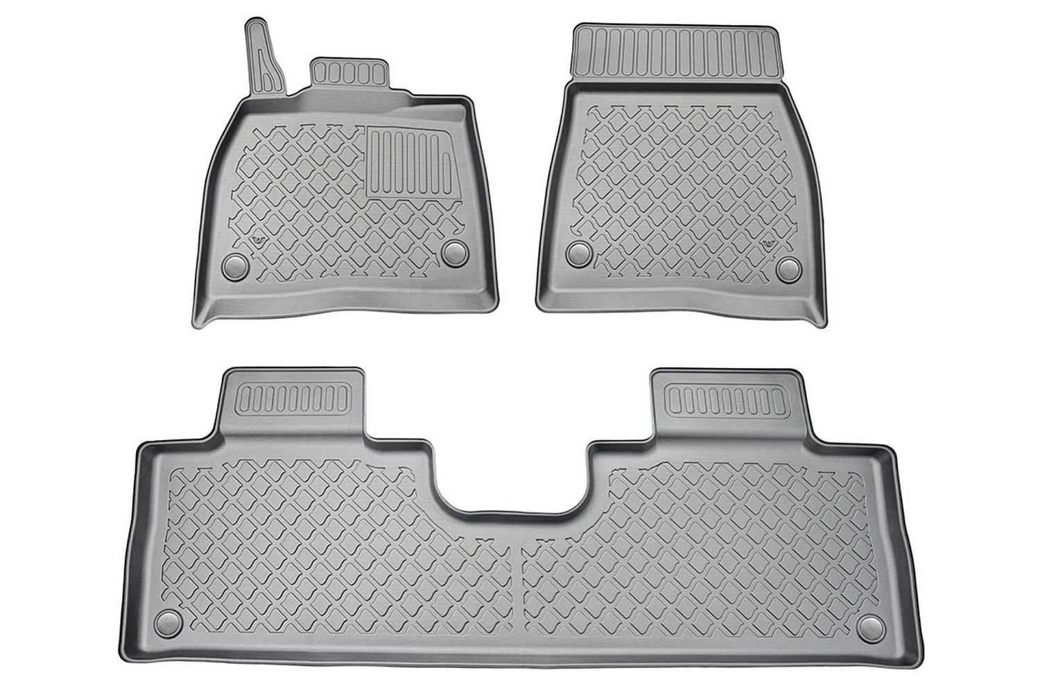 Automatten geschikt voor Mercedes-Benz EQS SUV (X296) 2022-heden Guardliner PE/TPE rubber