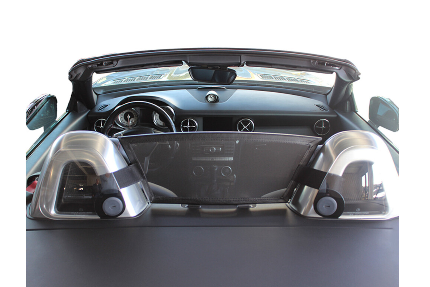 Wind deflector Mercedes Benz SLK SLC R172 2011 2020 Black