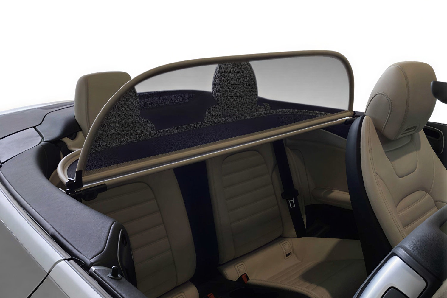 Wind deflector suitable for Mercedes-Benz C-Class Cabriolet (A205) 2016-present Beige (MB3CKCD) (3) Wind deflector suitable for Mercedes-Benz C-Class Cabriolet (A205) 2016-present Beige (MB3CKCD) (3)
