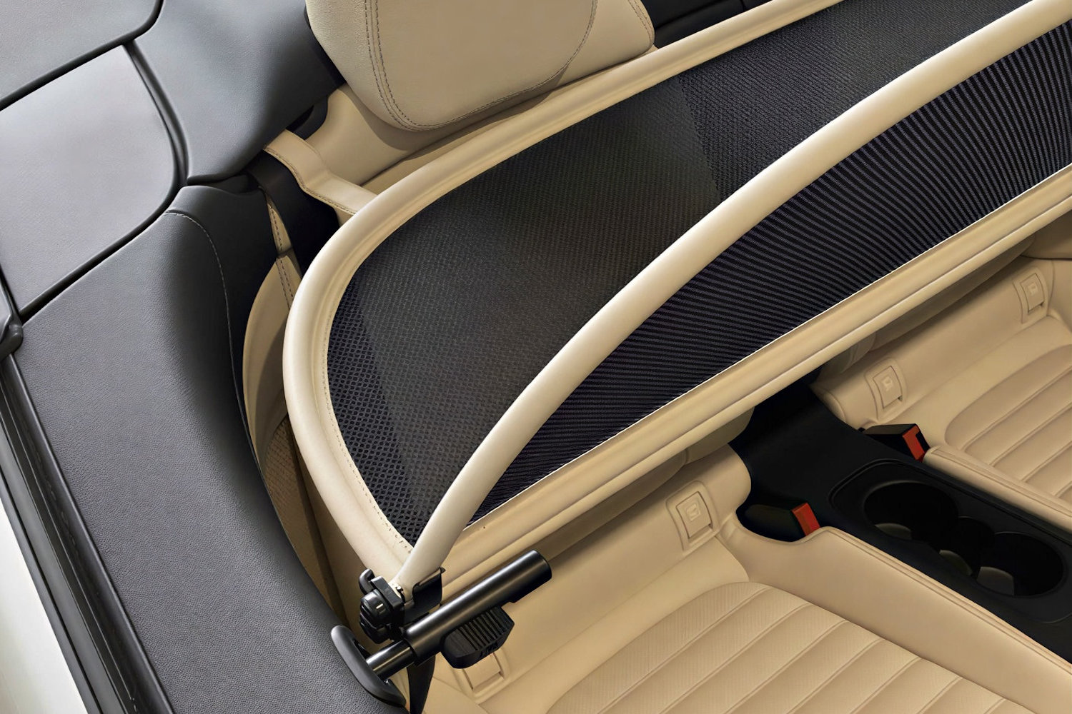 Wind deflector suitable for Mercedes-Benz C-Class Cabriolet (A205) 2016-present Beige (MB3CKCD) (4) Wind deflector suitable for Mercedes-Benz C-Class Cabriolet (A205) 2016-present Beige (MB3CKCD) (4)