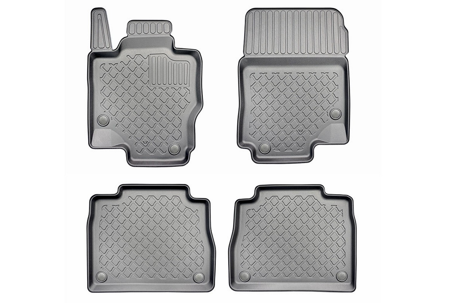 Automatten geschikt voor Mercedes-Benz GLE (V167) 2019-heden Guardliner PE/TPE rubber