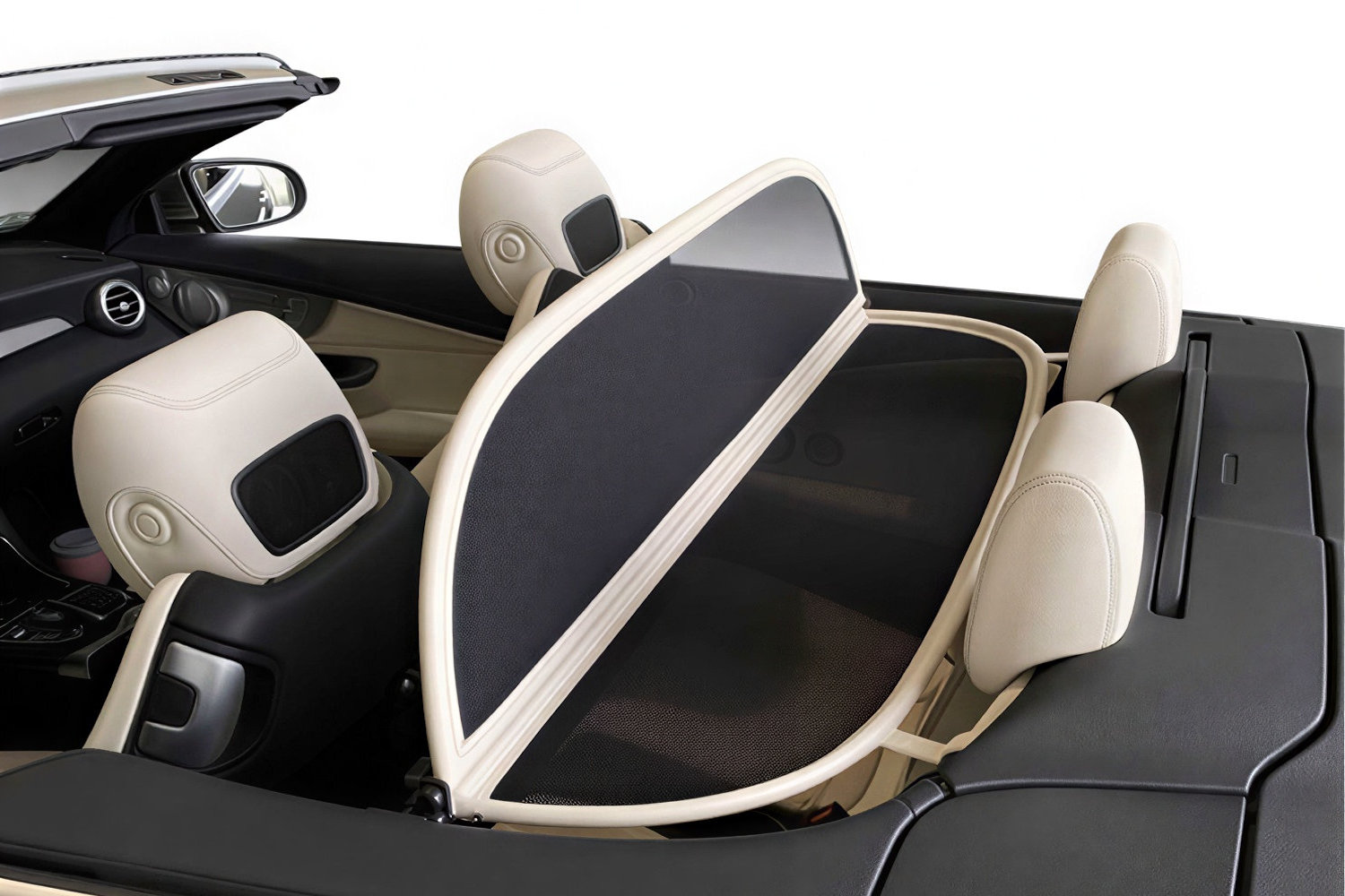Wind deflector suitable for Mercedes-Benz C-Class Cabriolet (A205) 2016-present Beige (MB4CKCD) (2) Wind deflector suitable for Mercedes-Benz C-Class Cabriolet (A205) 2016-present Beige (MB4CKCD) (2)
